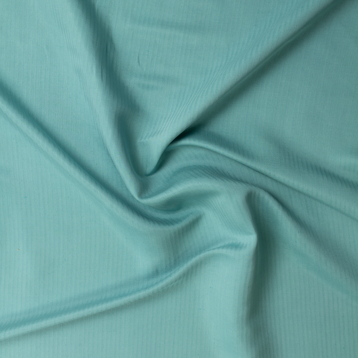 Seafoam Herringbone Cotton/Linen #31940 Fabric By The Yard - Wide shot