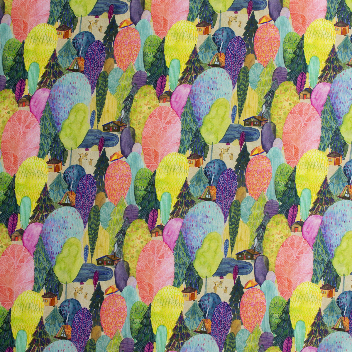 Cabin Life Quilter’s Cotton from Dear Stella #32008 Fabric By The Yard - Wide shot