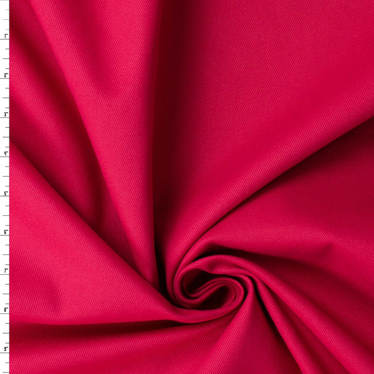 Cherry Designer Cotton Bull Denim #32024 Fabric By The Yard