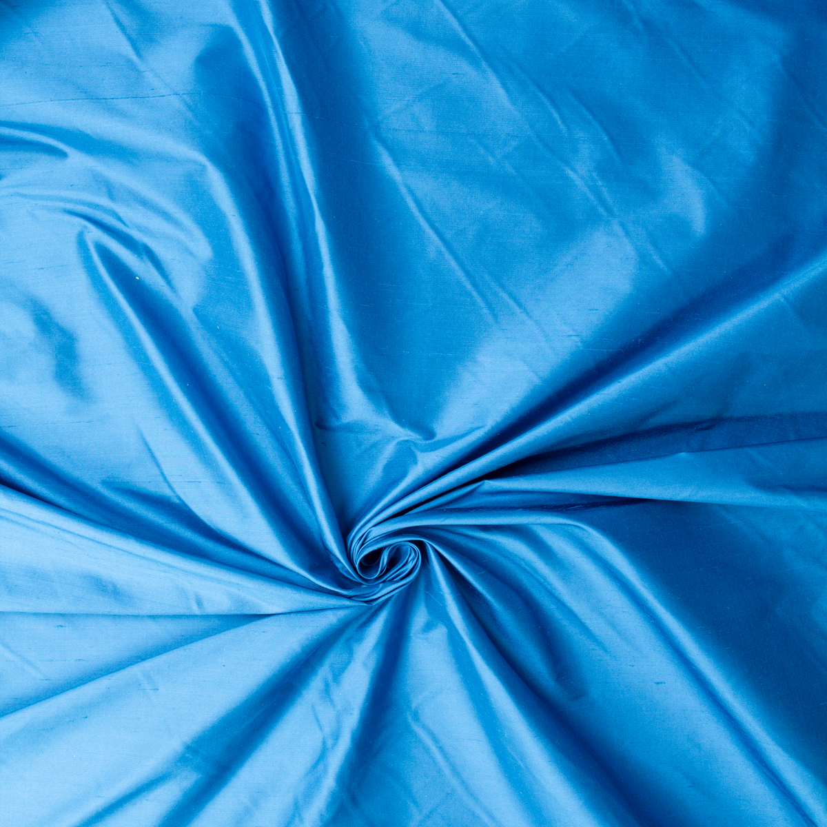 Jewel Teal Silk Shantung #32069 Fabric By The Yard - Wide shot