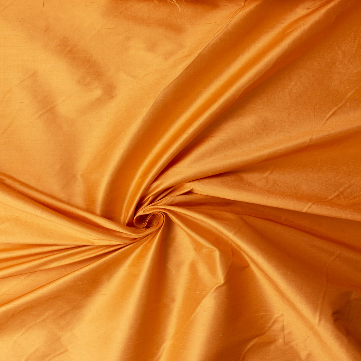 Sherbet Orange Silk Shantung #32071 Fabric By The Yard - Wide shot