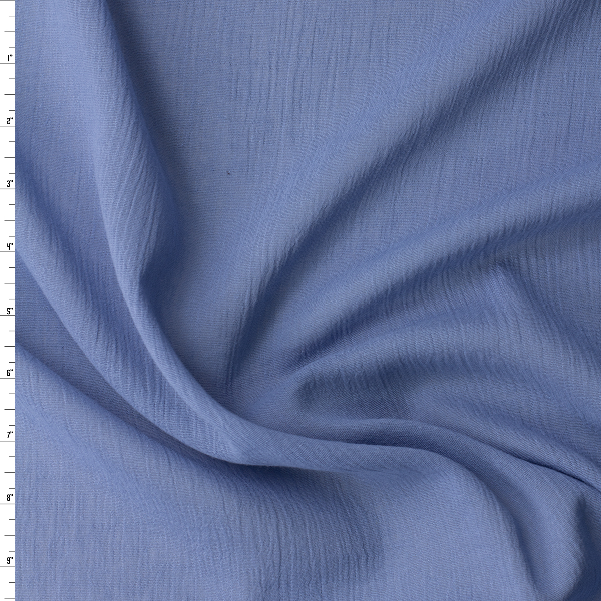 Denim Blue Cotton Gauze #32081 Fabric By The Yard