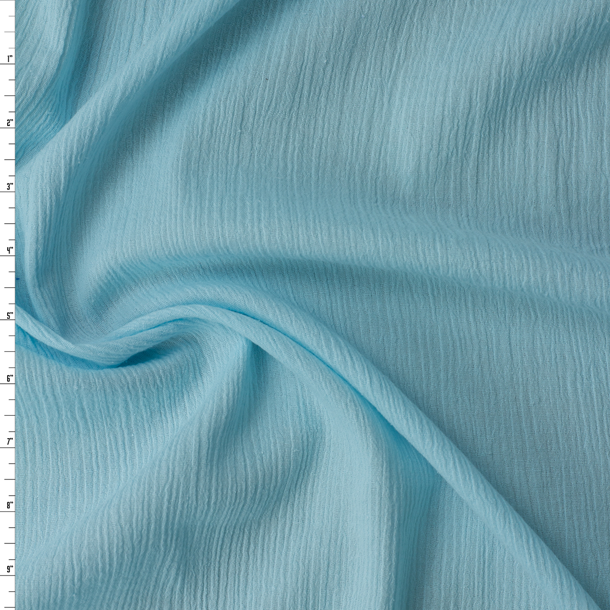 Aqua Cotton Gauze #32083 Fabric By The Yard