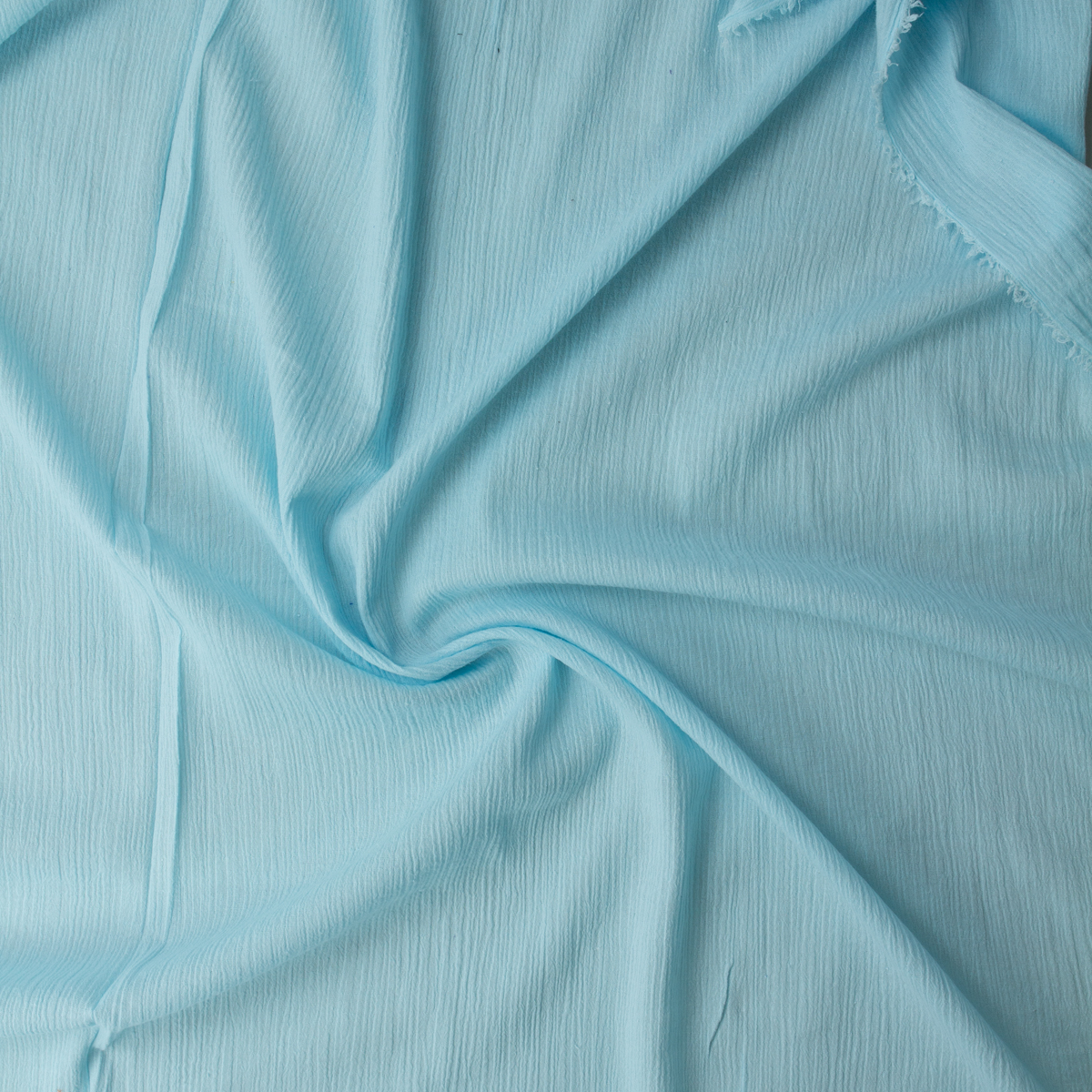Aqua Cotton Gauze #32083 Fabric By The Yard - Wide shot