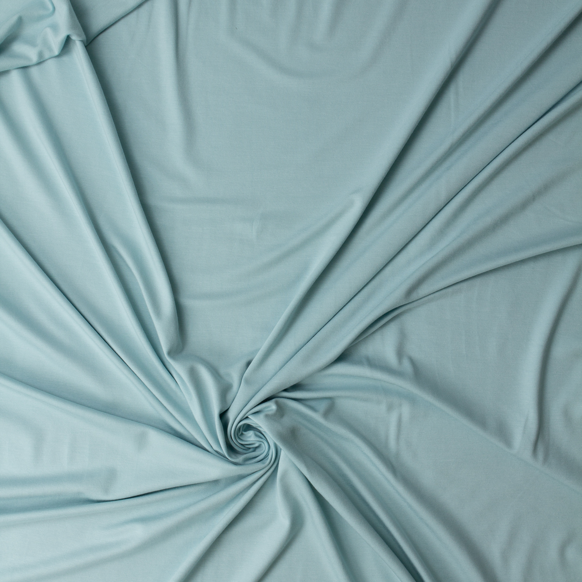 Dusty Aqua Heavyweight Stretch Rayon/Spandex Jersey #32094 Fabric By The Yard - Wide shot