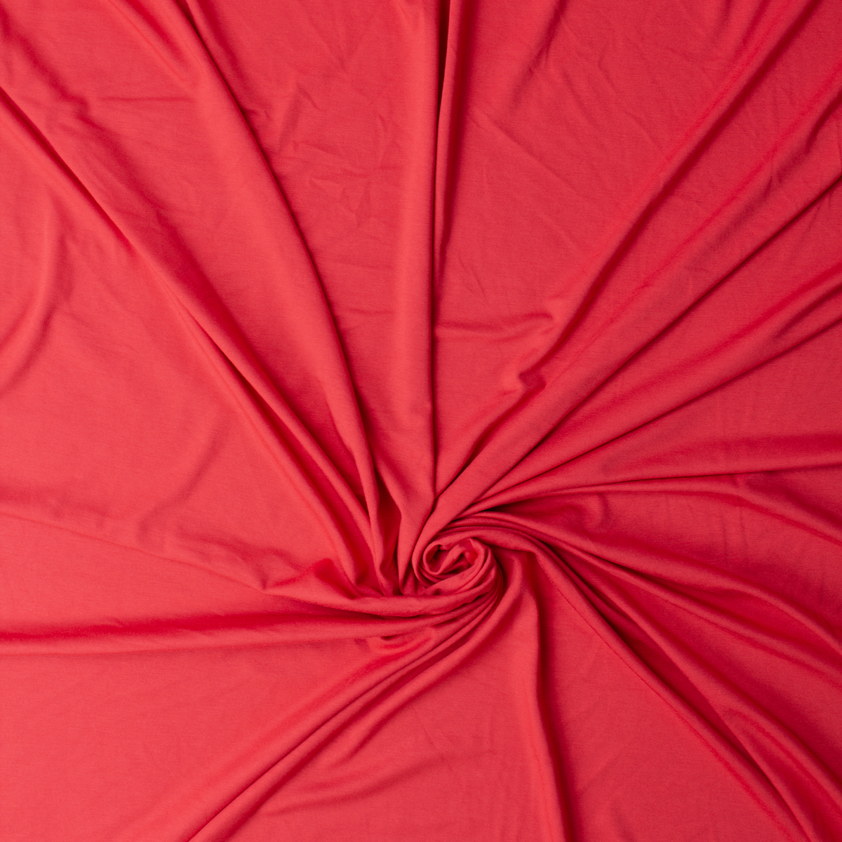 Vermilion Heavyweight Stretch Rayon/Spandex Jersey #32098 Fabric By The Yard - Wide shot