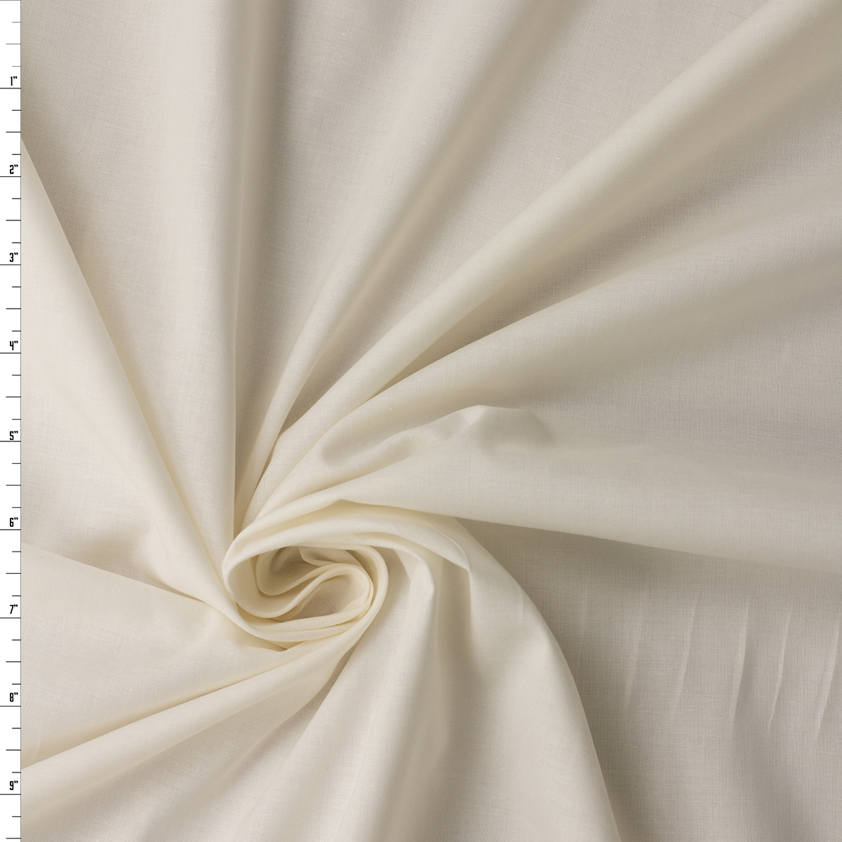 Ivory Designer Stretch Cotton Lawn #32104 Fabric By The Yard