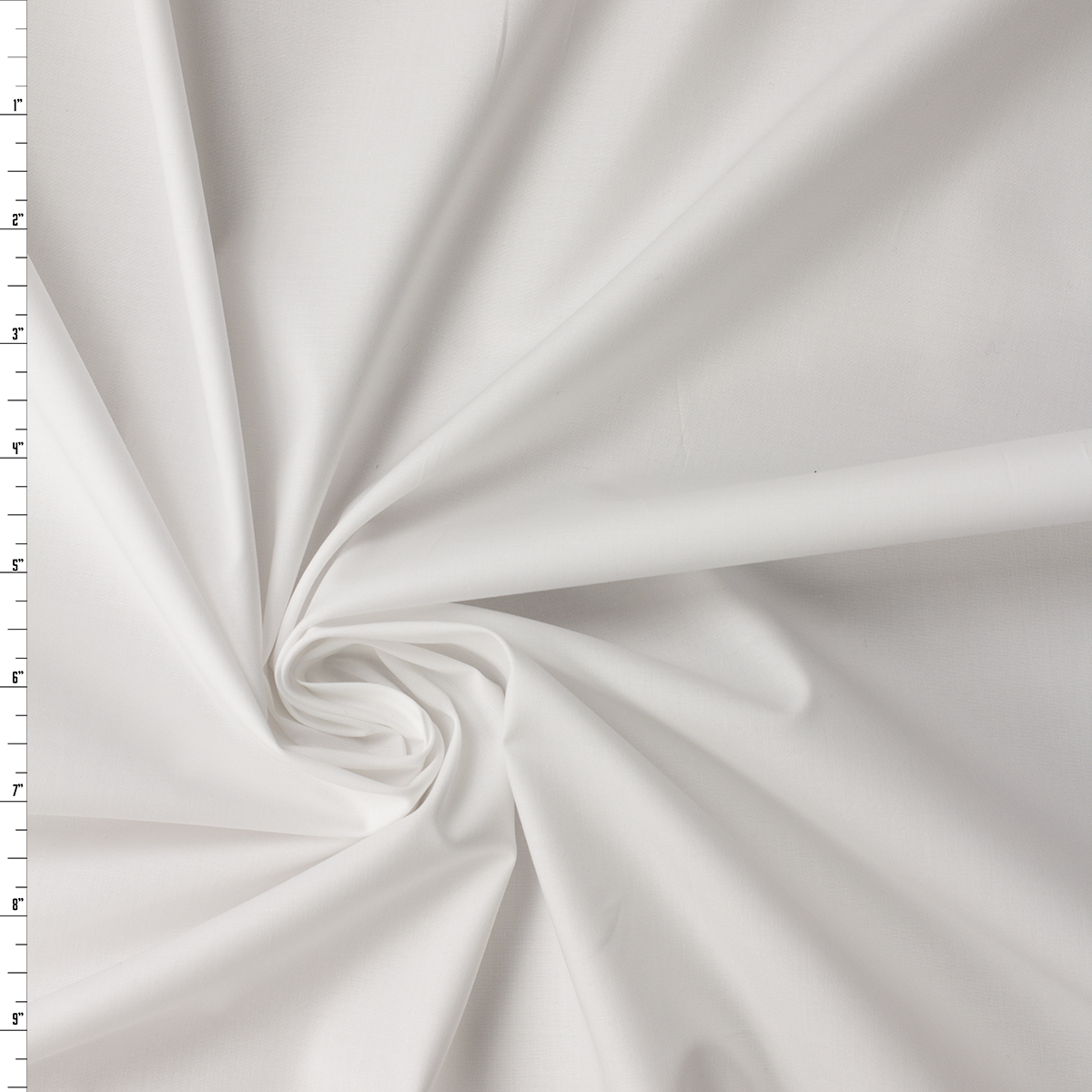 White Designer Stretch Cotton Lawn #32105 Fabric By The Yard