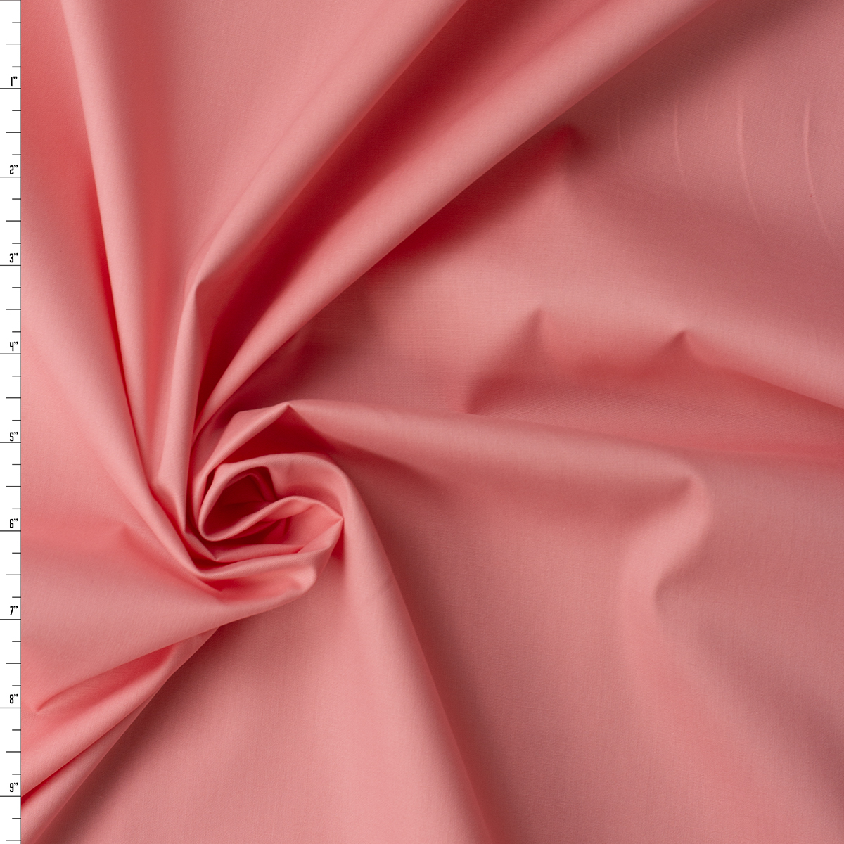 Salmon Stretch Cotton Poplin #32112 Fabric By The Yard