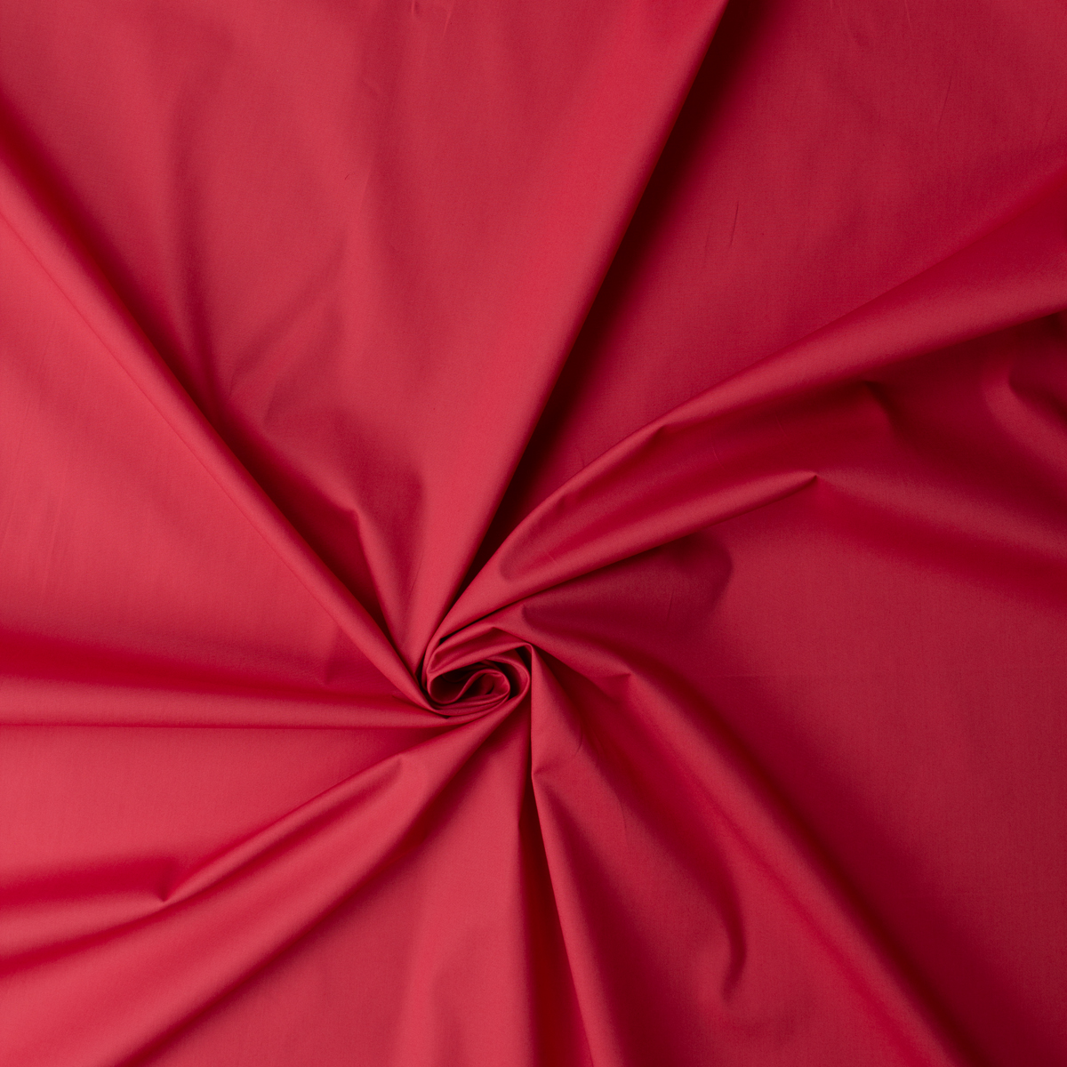 Red Stretch Cotton Poplin #32113 Fabric By The Yard - Wide shot