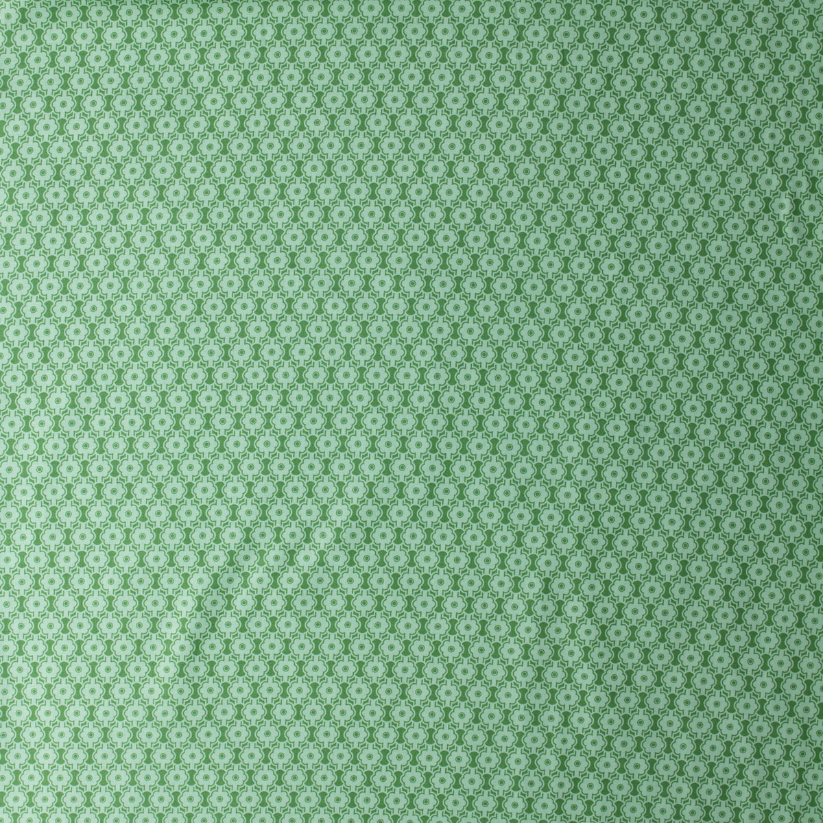 Full Bloom Mint Posy Cotton Woven from FIGO #32131 Fabric By The Yard - Wide shot