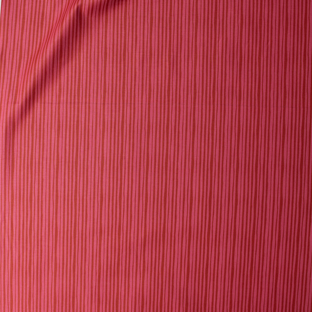 Joyful June Pink Stripe Cotton Woven from FIGO #32136 Fabric By The Yard - Wide shot