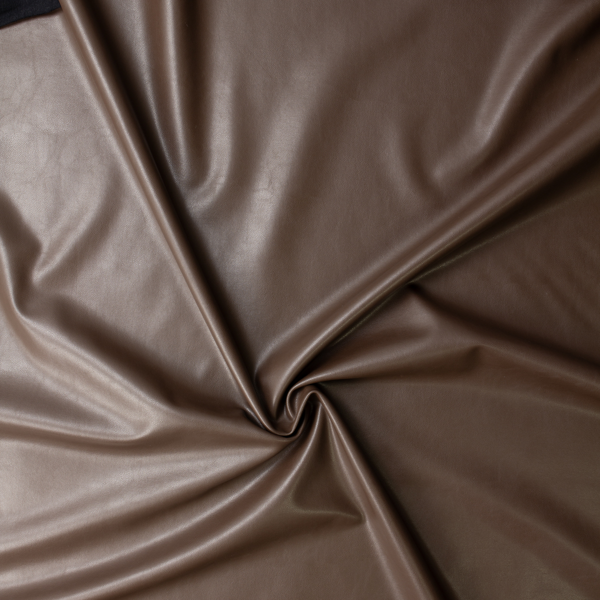 Chocolate Stretch Vegan Leather #32146 Fabric By The Yard - Wide shot