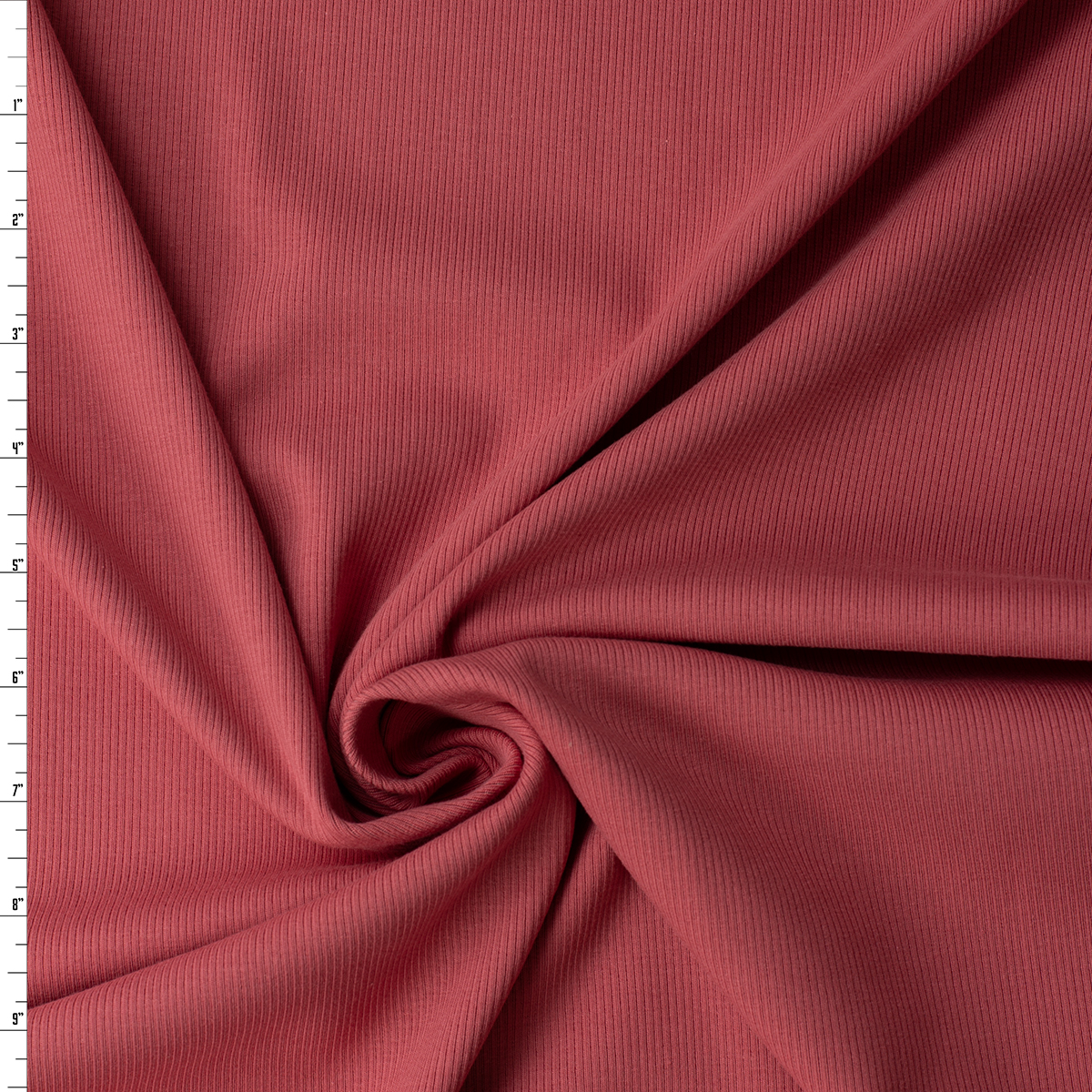 Dusty Azalea Peached Stretch Rib from ‘Beyond Yoga’ #32151 Fabric By The Yard