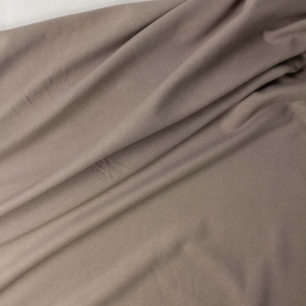 Khaki Peached Cotton Blend Sweatshirt Fleece from ‘Beyond Yoga’ #32158 Fabric By The Yard - Wide shot