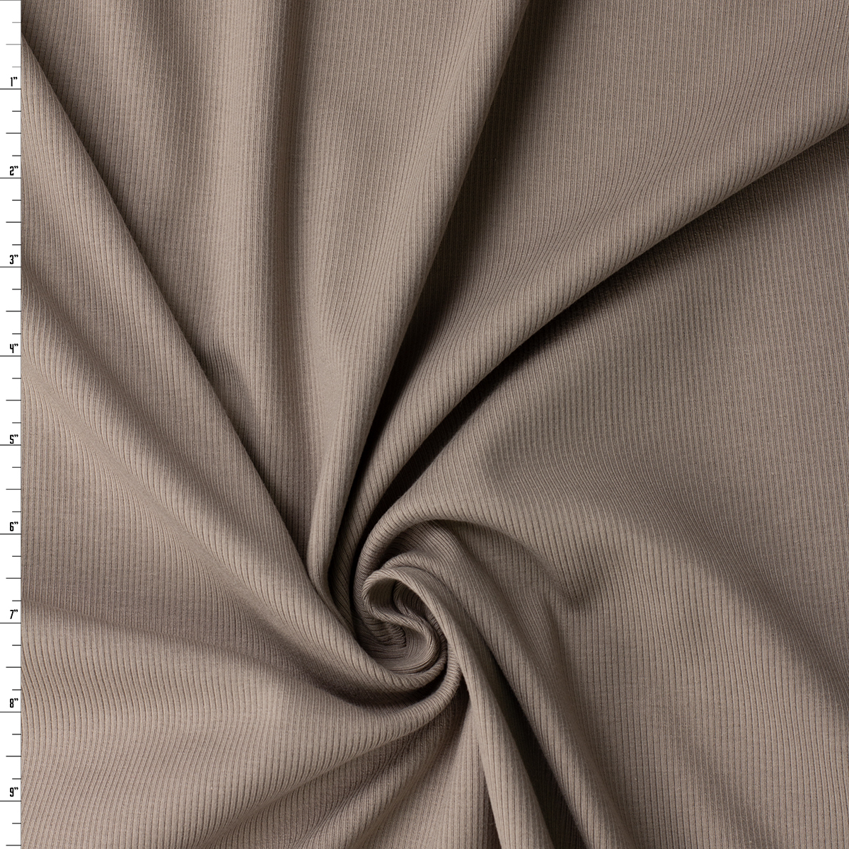 Khaki Peached Stretch Rib from ‘Beyond Yoga’ #32159 Fabric By The Yard