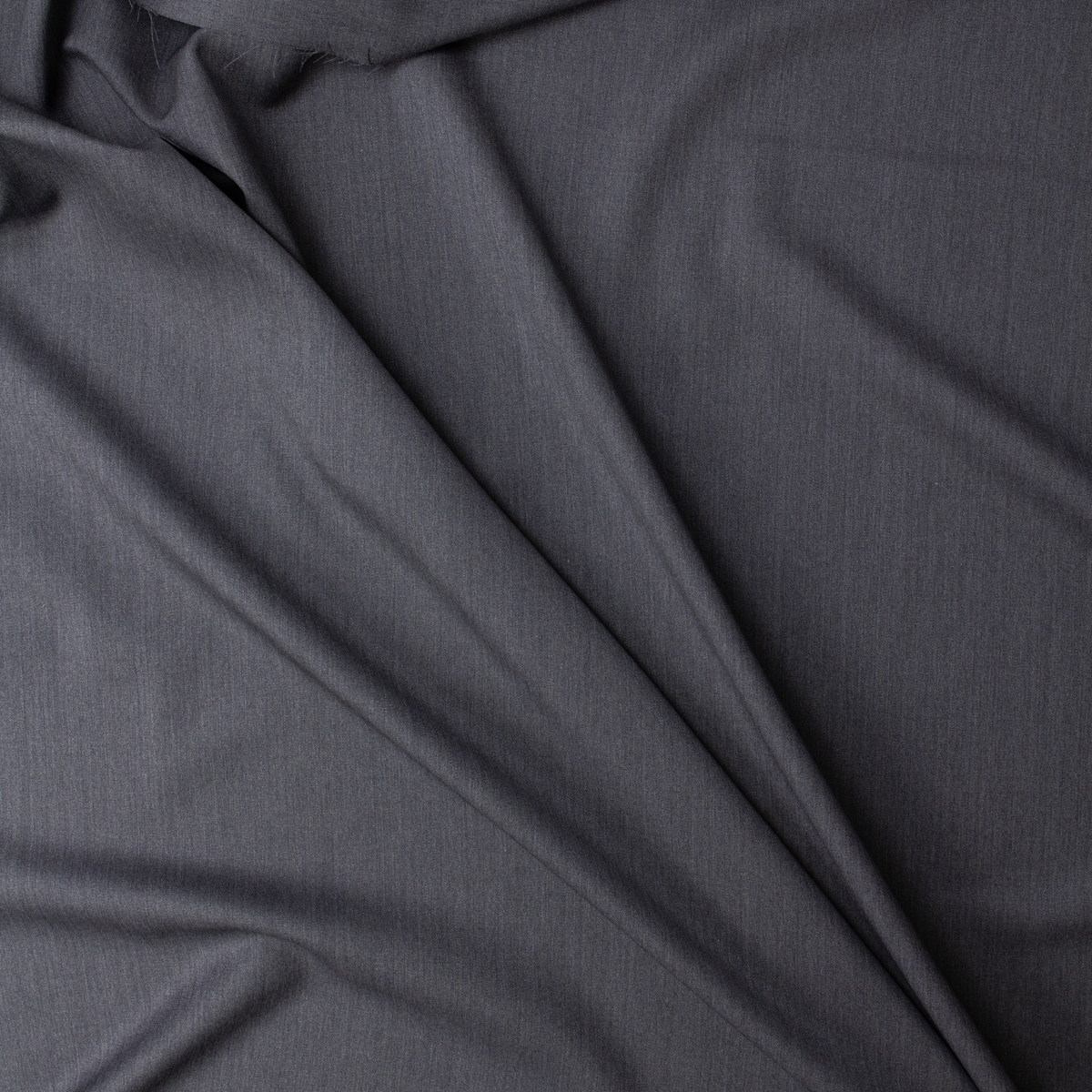 Charcoal Melange Super 120s Worsted Wool #32169 Fabric By The Yard - Wide shot
