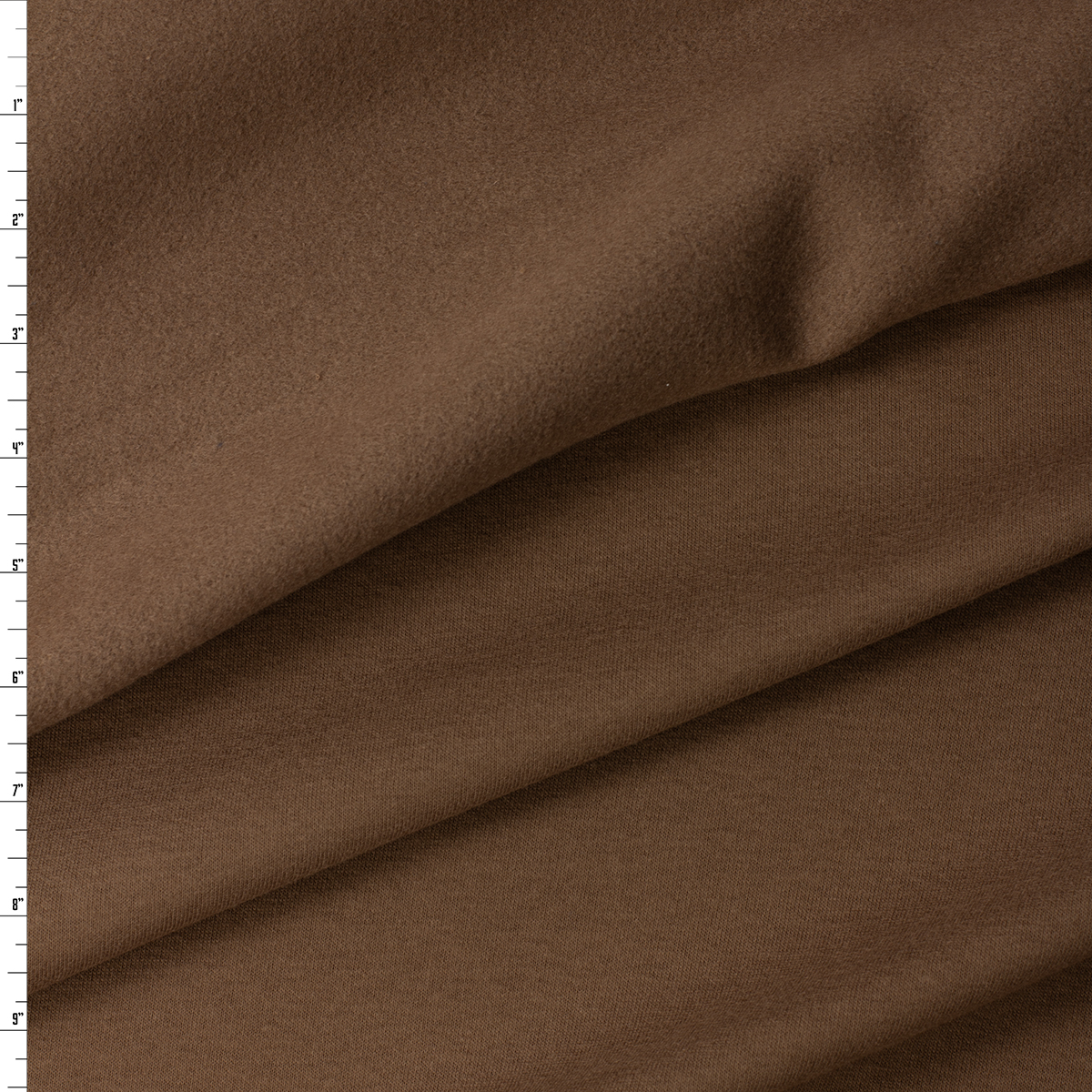 Cocoa Peached Cotton Blend Sweatshirt Fleece from ‘Beyond Yoga’ #32173 Fabric By The Yard