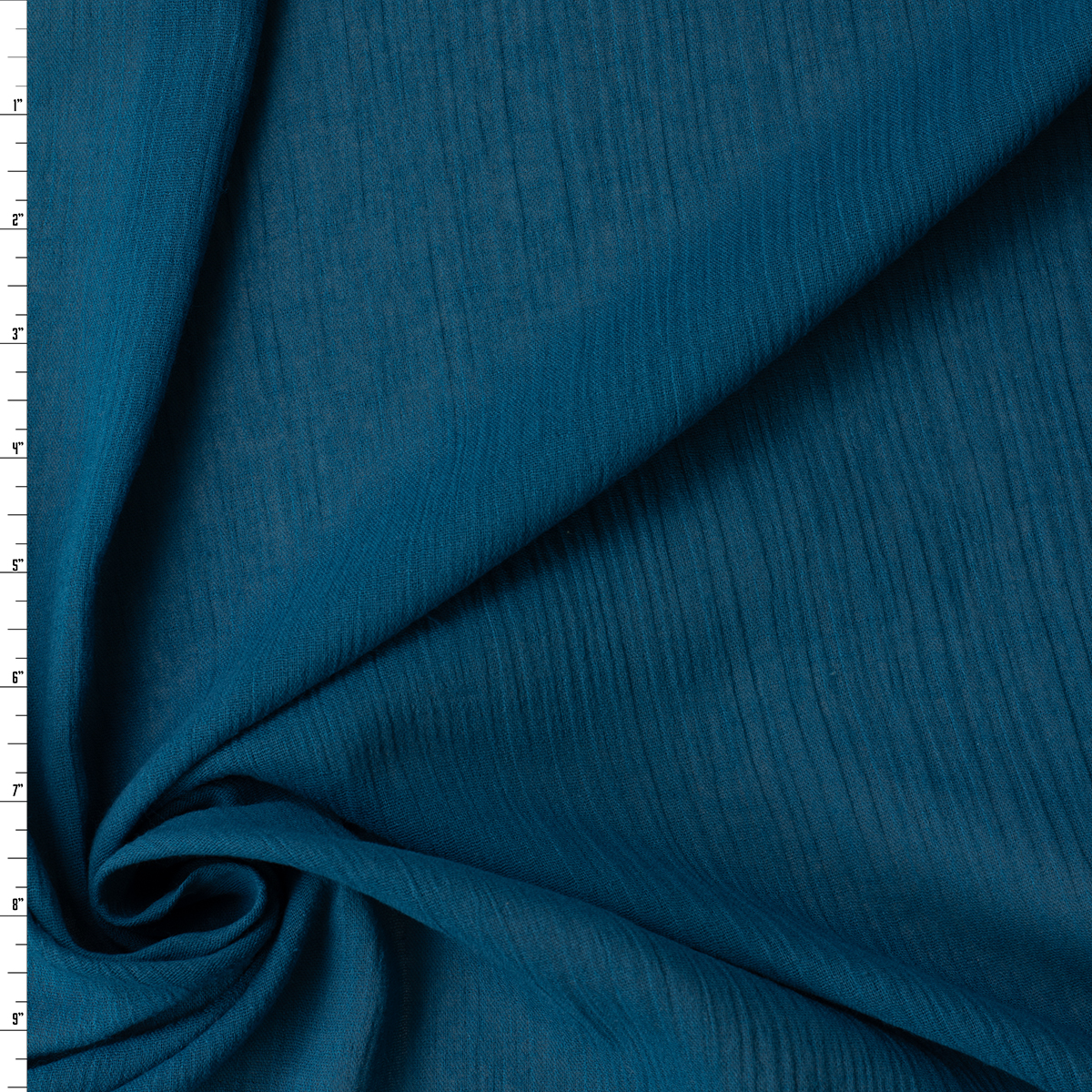 Teal Cotton Gauze #32181 Fabric By The Yard