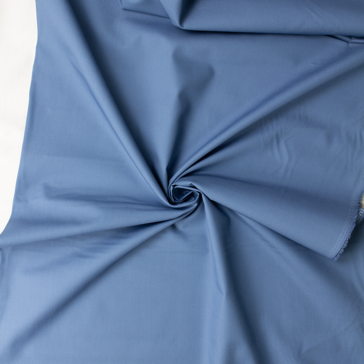 Denim Blue Pure Solids Cotton Poplin from Art Gallery Fabrics #32258 Fabric By The Yard - Wide shot