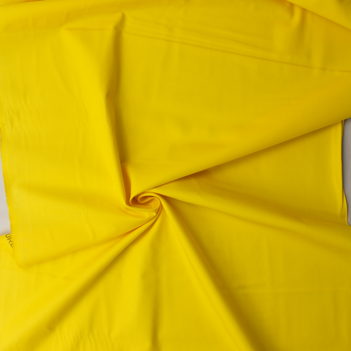 Canary Pure Solids Cotton Poplin from Art Gallery Fabrics #32270 Fabric By The Yard - Wide shot