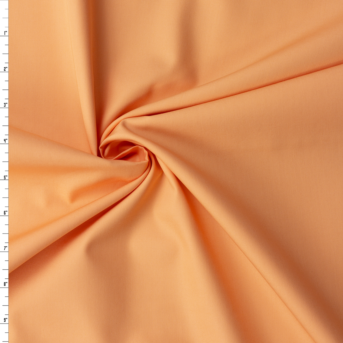 Apricot Crepe Pure Solids Cotton Poplin from Art Gallery Fabrics #32277 Fabric By The Yard
