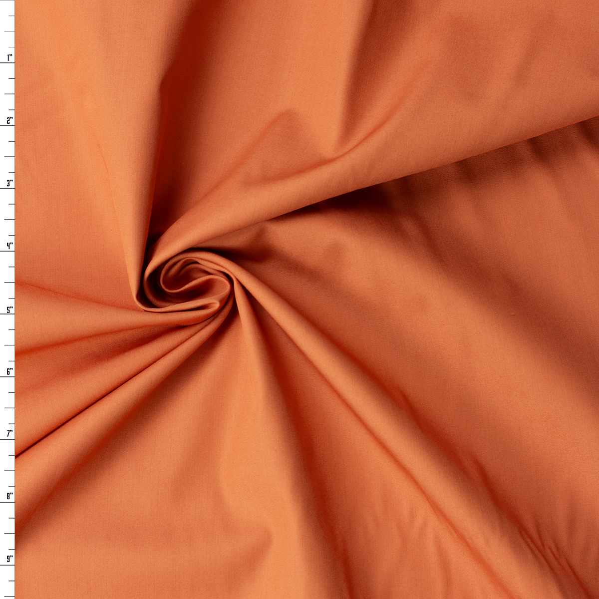 Terracotta Tile Pure Solids Cotton Poplin from Art Gallery Fabrics #32280 Fabric By The Yard
