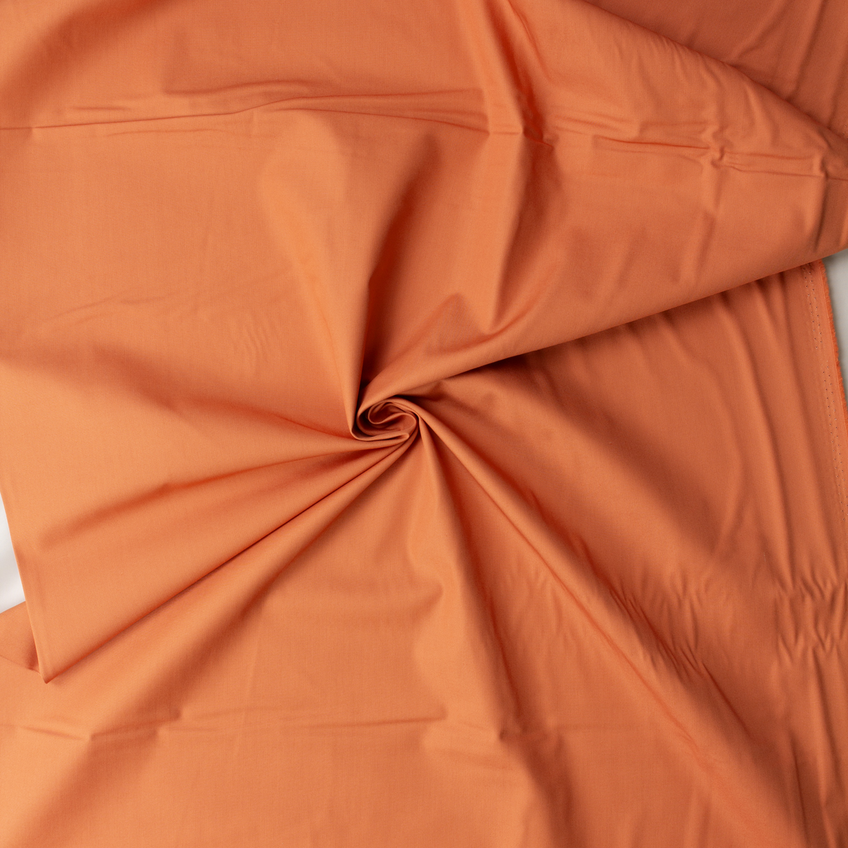 Terracotta Tile Pure Solids Cotton Poplin from Art Gallery Fabrics #32280 Fabric By The Yard - Wide shot