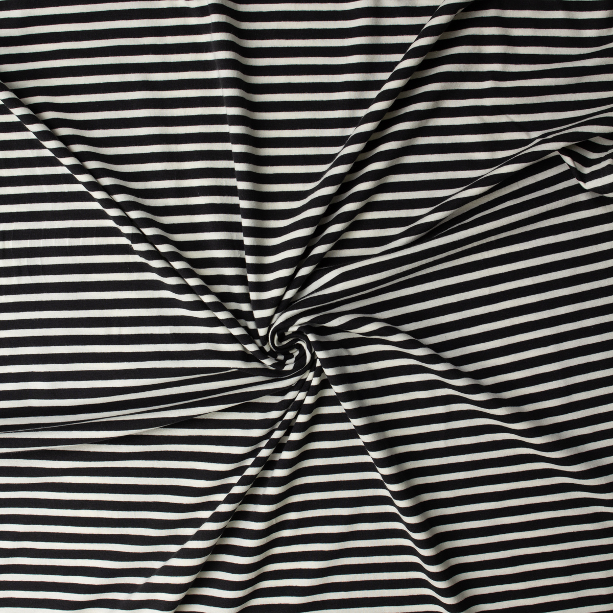 Striped Alike Caviar Stretch Cotton Jersey Knit from Art Gallery Fabrics #32302 Fabric By The Yard - Wide shot