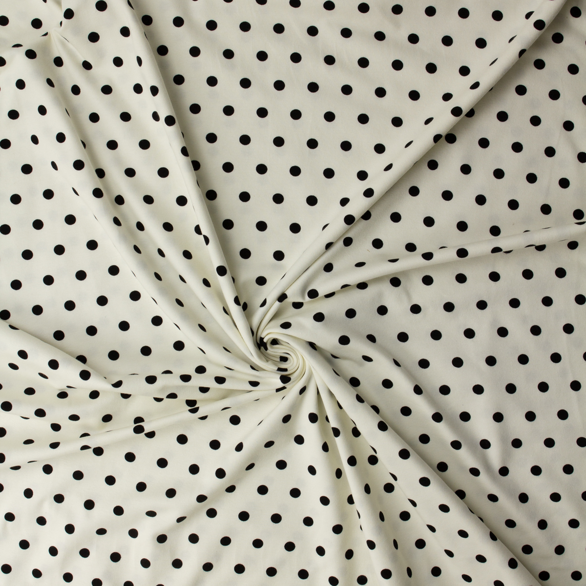 Spotted Bubbles Caviar Stretch Cotton Jersey Knit from Art Gallery Fabrics #32303 Fabric By The Yard - Wide shot