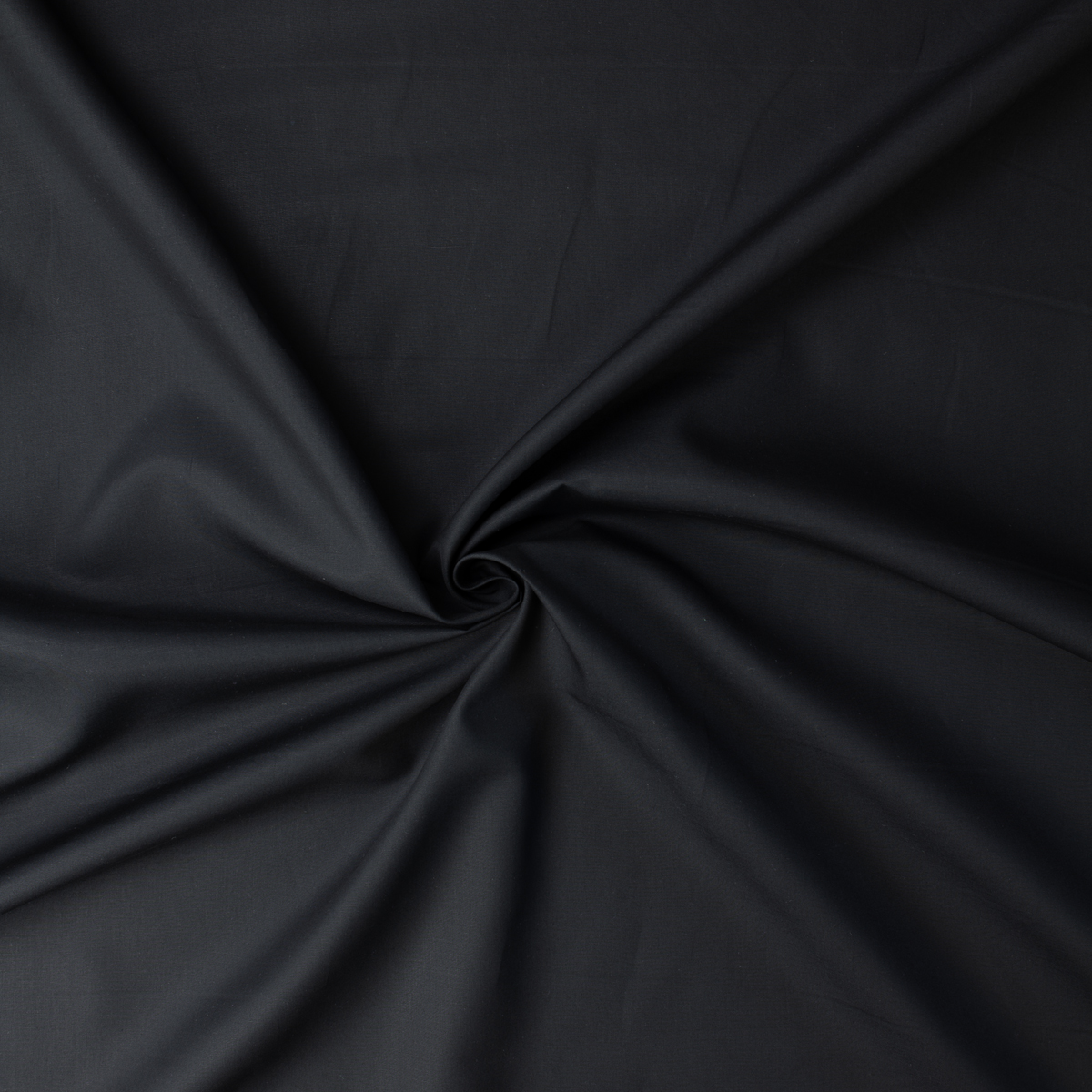 Black Cotton Poplin #32333 Fabric By The Yard - Wide shot
