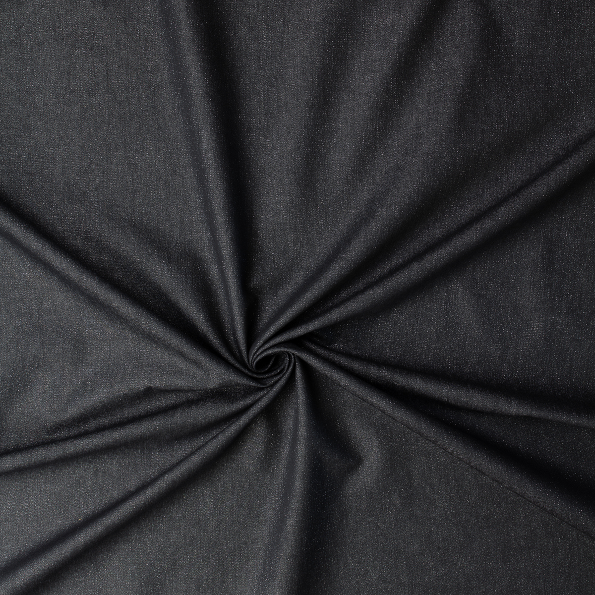 Sparkling Black Lightweight Denim #32339 Fabric By The Yard - Wide shot