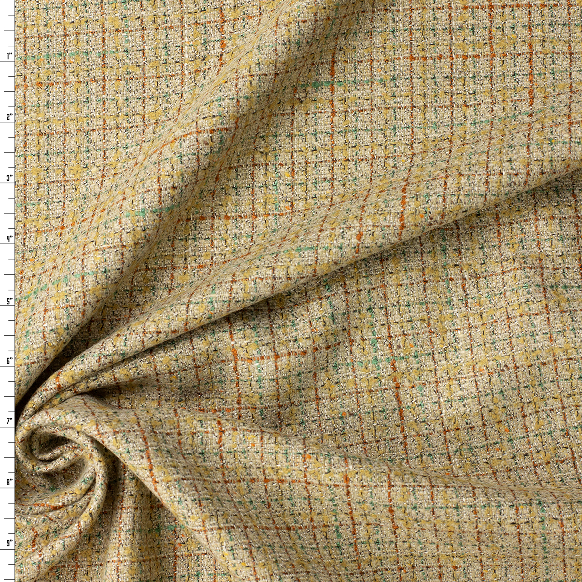 Soft Autumn Wool/Rayon Tweed #32368 Fabric By The Yard