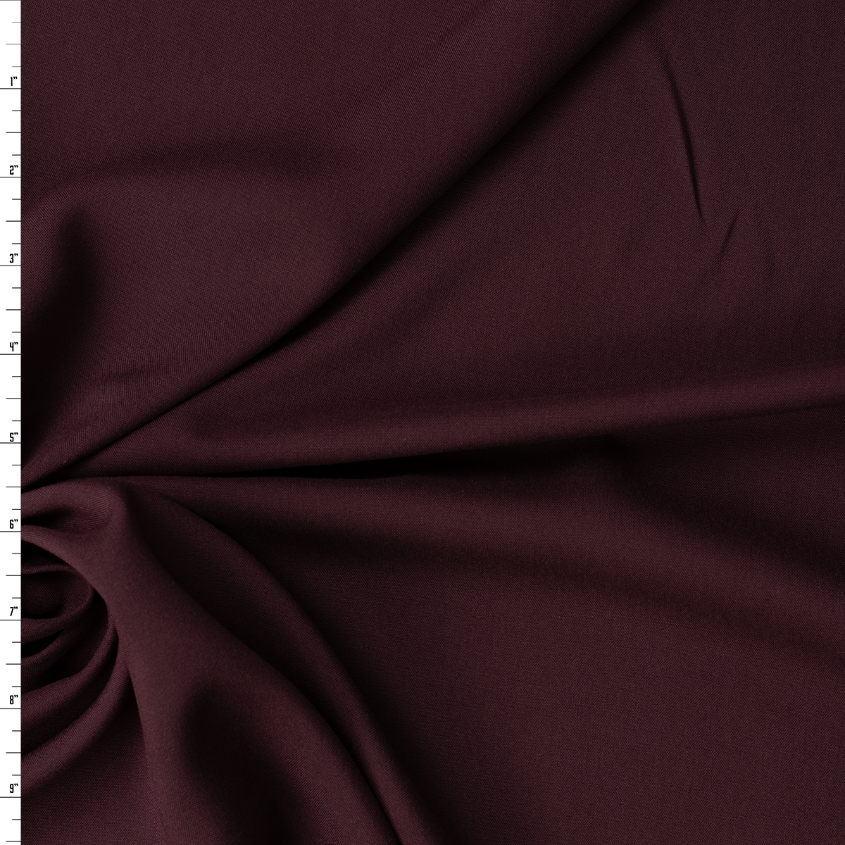 Oxblood Rayon Challis #32386 Fabric By The Yard