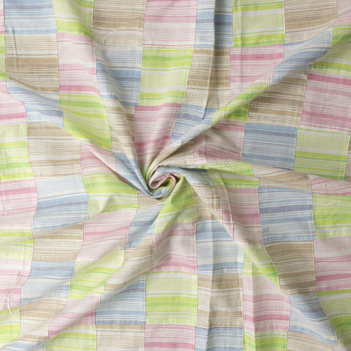 Pastel Lines Patchwork Cotton #32396