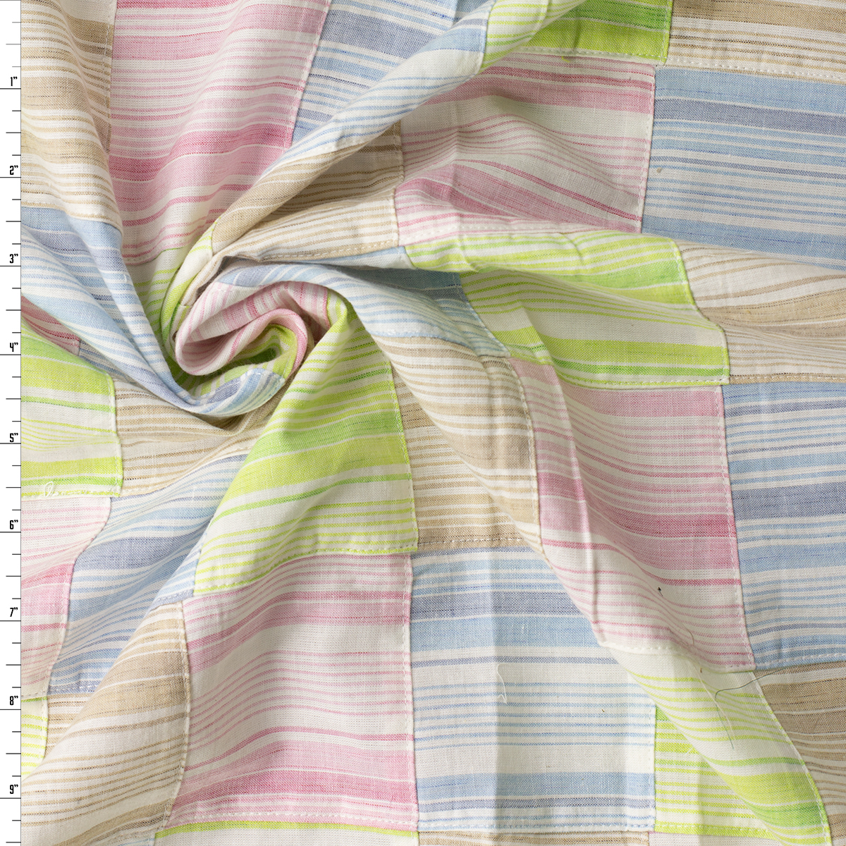 Pastel Lines Patchwork Cotton #32396
