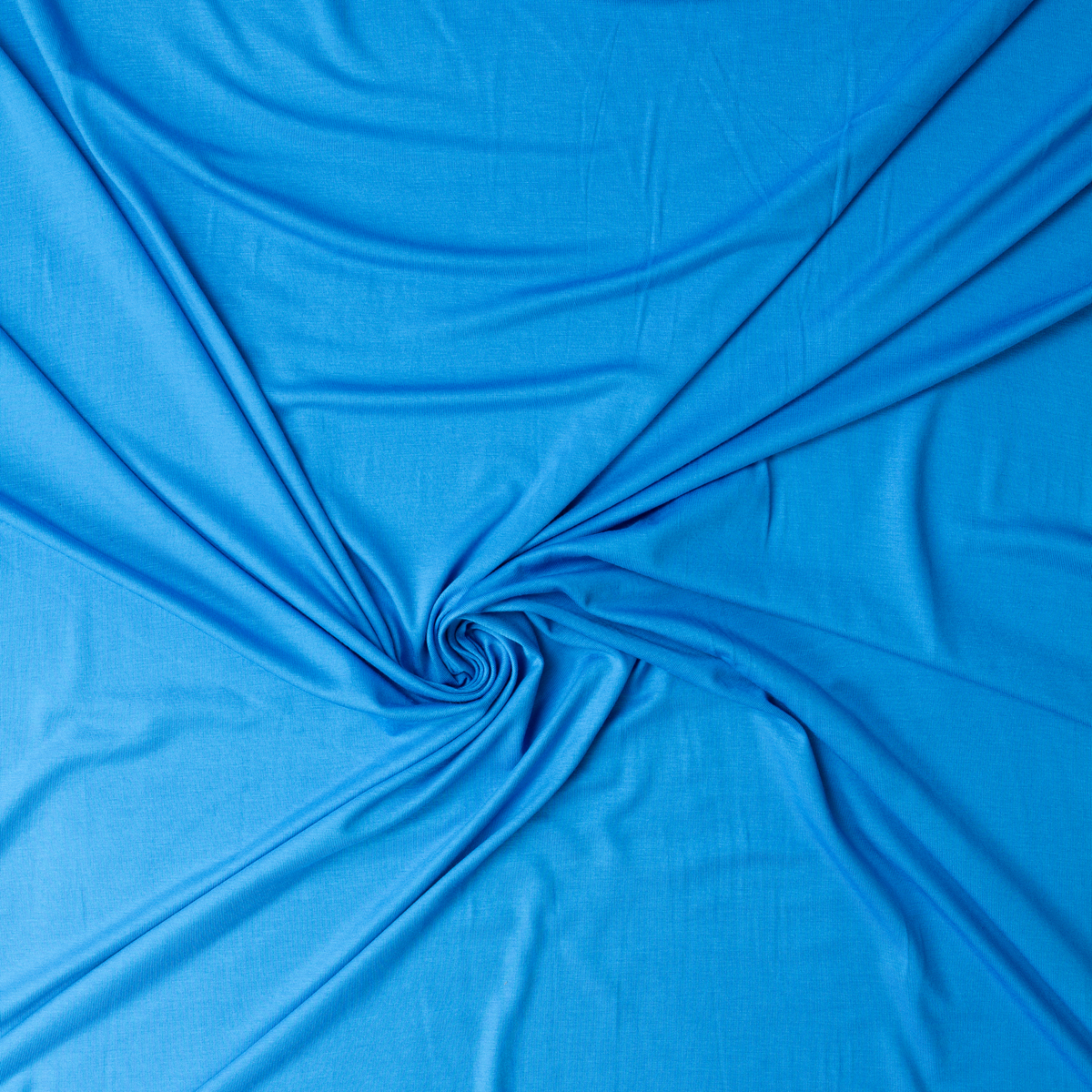 Turquoise Modal/Spandex Jersey Knit #32416 Fabric By The Yard - Wide shot