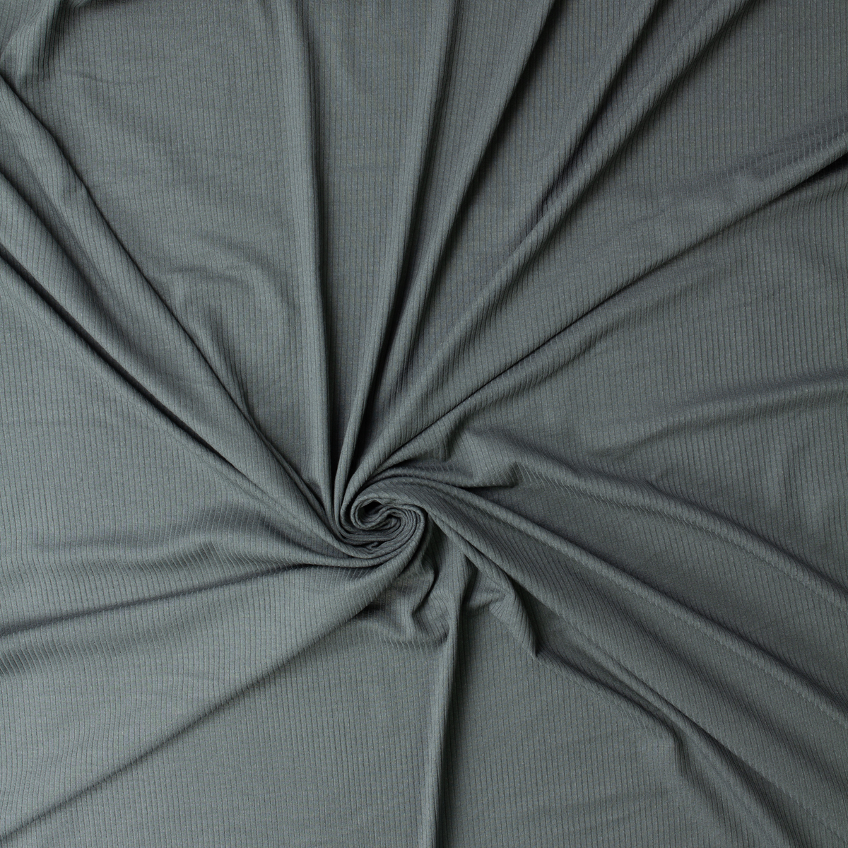 Storm 4x2 Rayon Spandex Rib Knit #32425 Fabric By The Yard - Wide shot