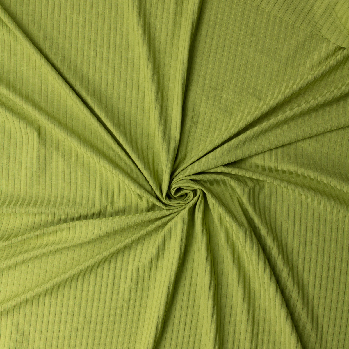 Lime Rayon/Spandex Fashion Rib Knit #32448 Fabric By The Yard - Wide shot