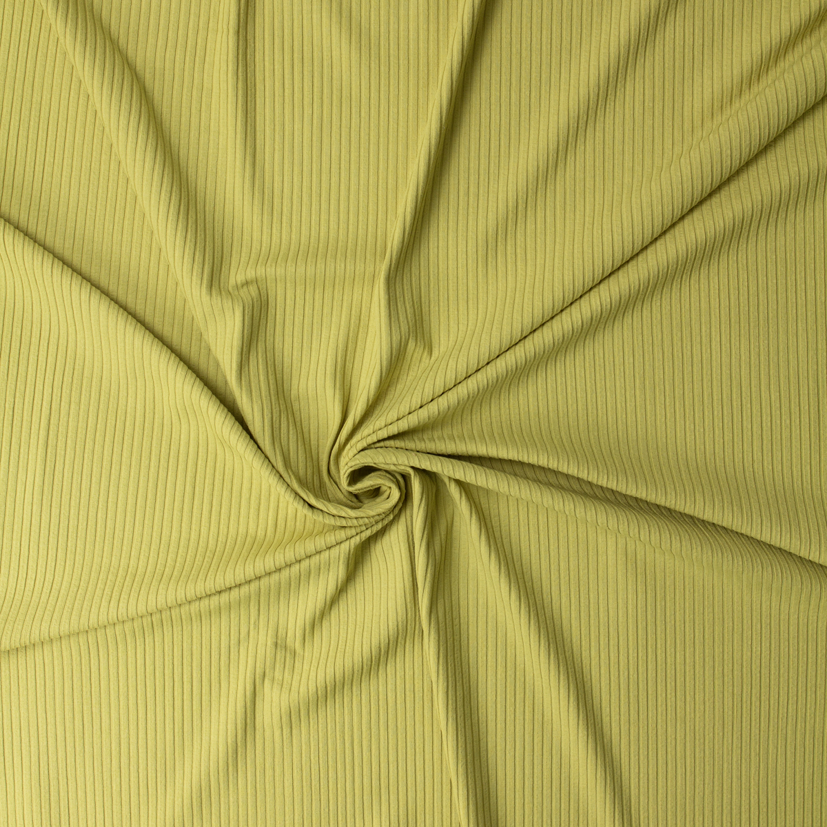 Chartreuse Rayon/Spandex Fashion Rib Knit #32449 Fabric By The Yard - Wide shot