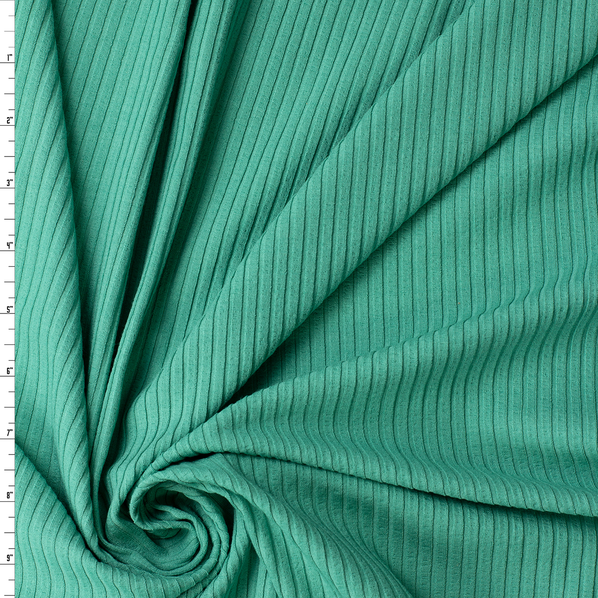 Grasshopper Rayon/Spandex Fashion Rib Knit #32450 Fabric By The Yard
