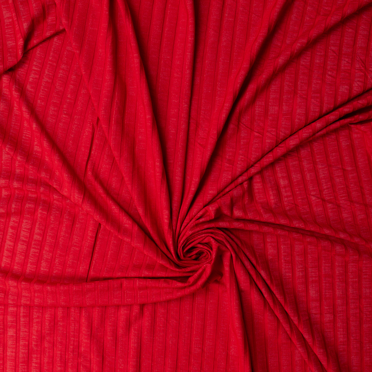 Red Rayon/Spandex Wide Fashion Rib Knit #32453 Fabric By The Yard - Wide shot