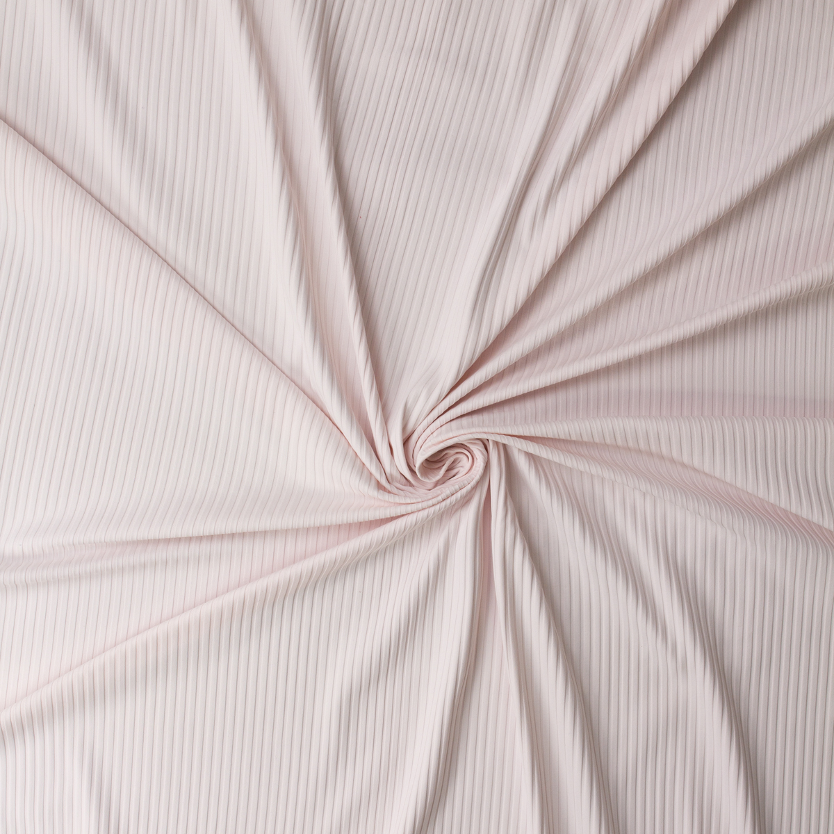 Blush Pink Nylon/Spandex Rib Knit #32455 Fabric By The Yard - Wide shot