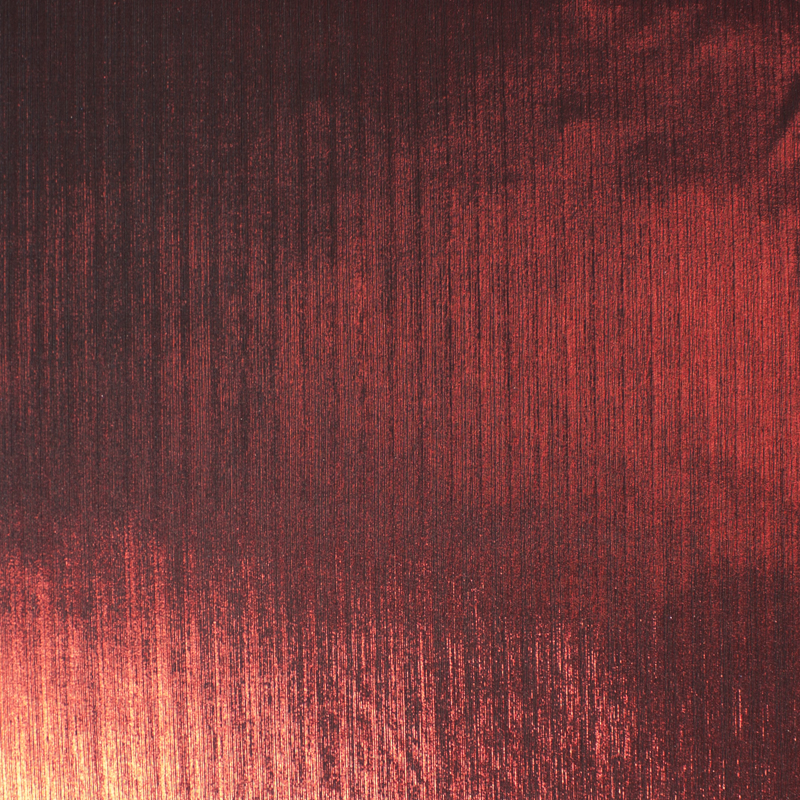 Red on Black Lined 4-way Stretch Metallic