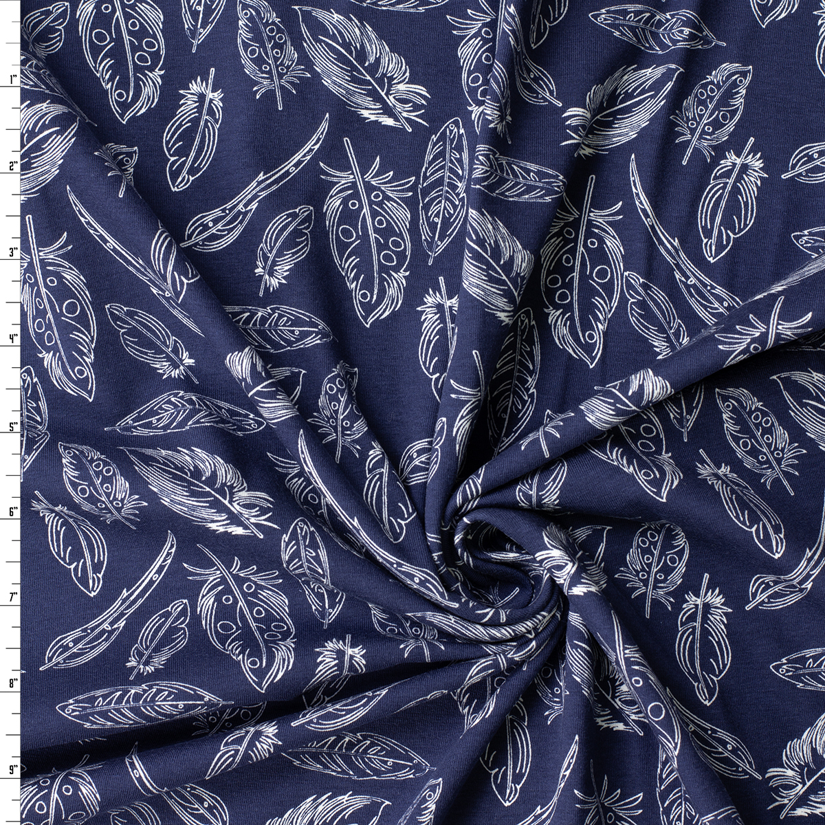 Petal and Plume Stretch Cotton Jersey Knit from Art Gallery Fabrics #32471 Fabric By The Yard