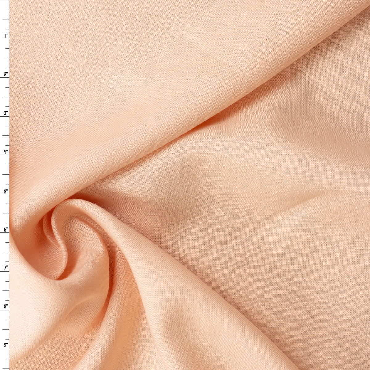 Peach European Linen #32498 Fabric By The Yard