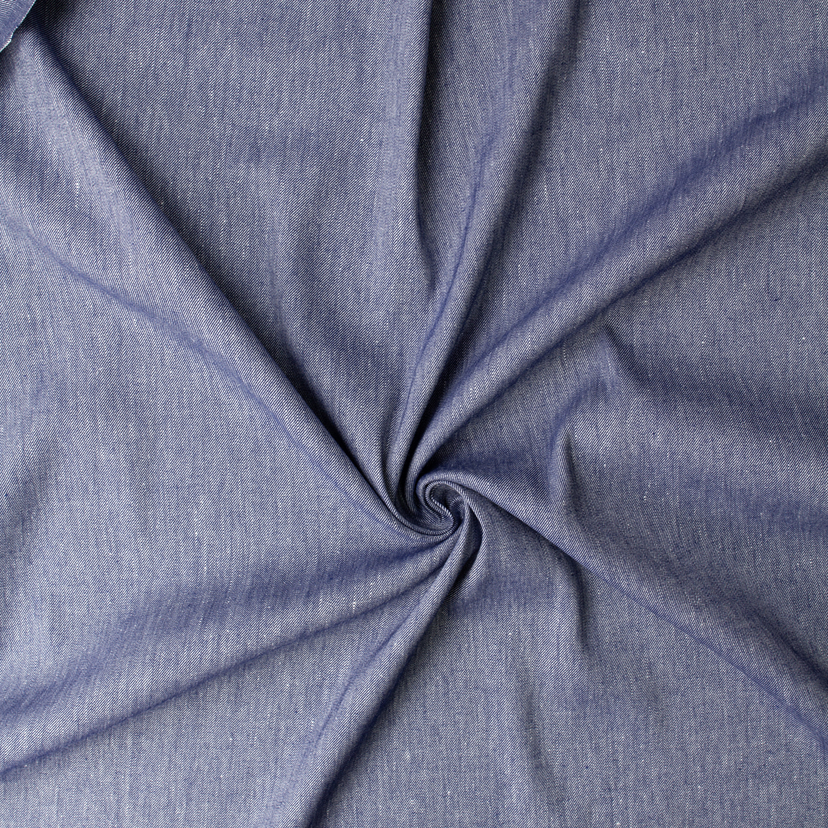Denim Stretch Linen Blend Twill #32501 Fabric By The Yard - Wide shot