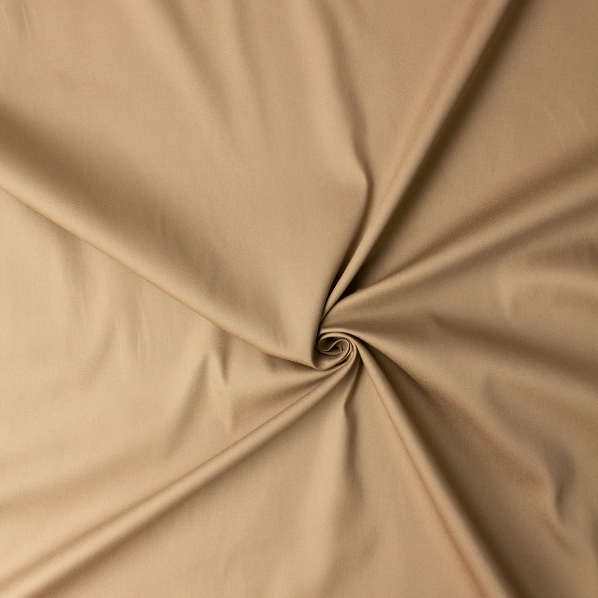 Tan Stretch Cotton Sateen #32530 Fabric By The Yard - Wide shot