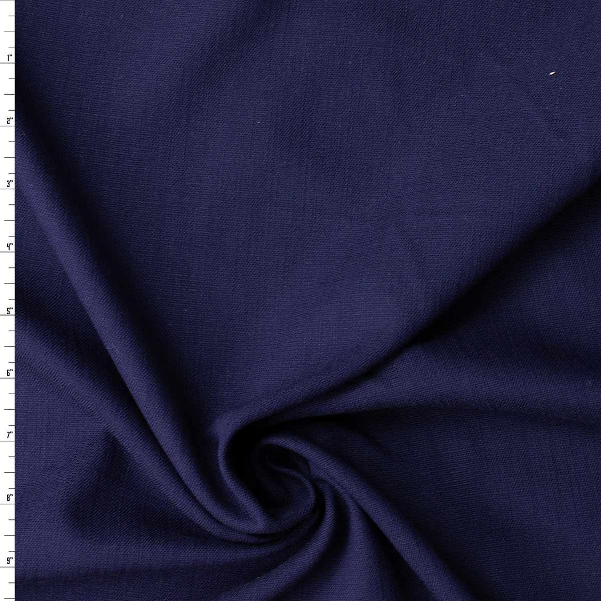 Navy Blue Viscose/Linen #32552 Fabric By The Yard
