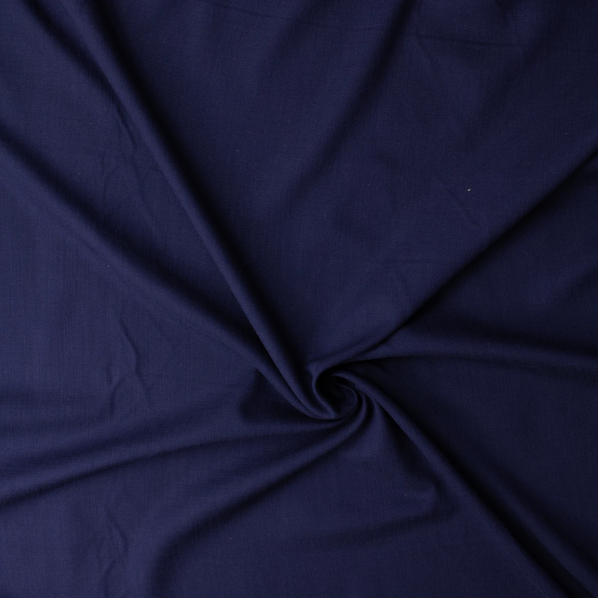 Navy Blue Viscose/Linen #32552 Fabric By The Yard - Wide shot